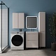 Style Line Шкаф пенал Бергамо 30 с б/к Люкс Plus антискрейтч карамель матовая – фотография-11